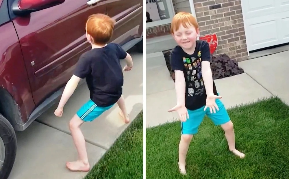Boy Was Saving Up To Buy Puppy, Grandma Asks Him To Close His Eyes & Stretch His Arms Boy Was Saving Up To Buy Puppy, Grandma Asks Him To Close His Eyes & Stretch His Arms