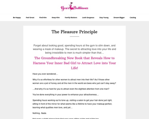 The Pleasure Principle – How to unlock the power of pleasure and transform your life by Amy Waterman. The Pleasure Principle – How to unlock the power of pleasure and transform your life by Amy Waterman.