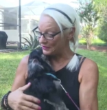 Puppy Dragged Underwater Until Woman Rescues by Punching Alligator